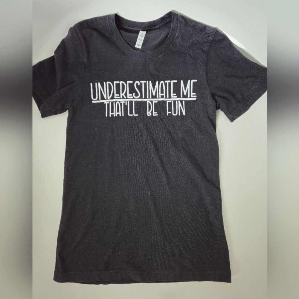 Unisex Black Graphic Tee